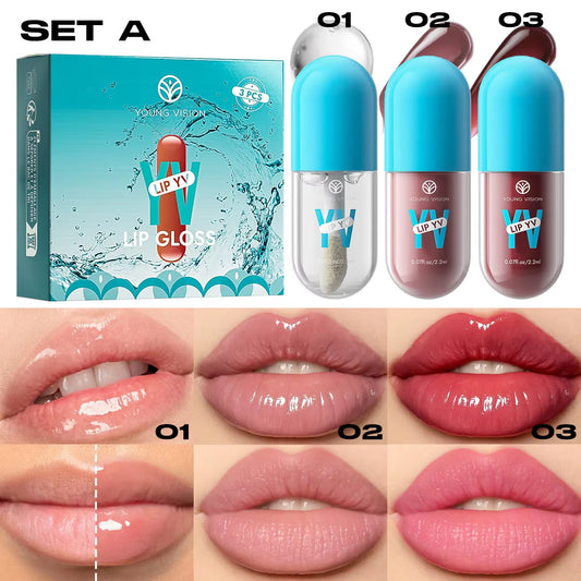 Indulge in Color: Mini Velvet Matte Lip Gloss Set - 3Pc/4Pcs, Non-Fading & Long-Lasting Fruit Scented Lip Tint for Effortless Elegance!